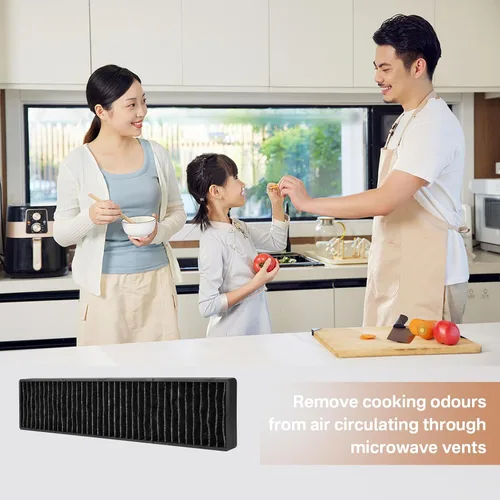 Miniatura 3 de WB06X10807 Filtro de microondas de repuesto para microondas Filtro de carbón compatible con GE Microwave PVM9005SJ8SS JVM7195SK6SS PNM9216SK5SS