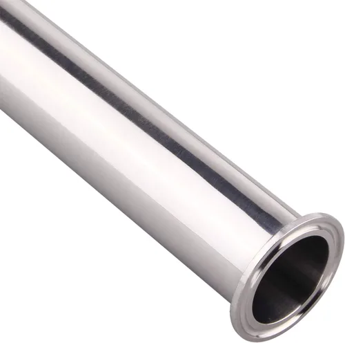 Miniatura 4 de Dernord - Tubo de bobina sanitaria con extremos de abrazadera, tubo redondo liso de acero inoxidable 304 con abrazadera triple de 3.81 cm
