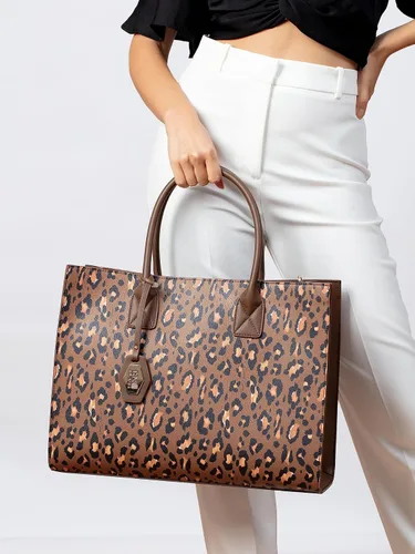 Miniatura 4 de Cavalli Class MODENA Camel Bolso grande para mujer, Camello