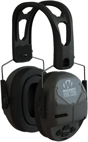 Miniatura 8 de Walker's Orejeras de protección auditiva recargables ligeras para tiro, caza y campo de tiro, electrónicas, delgadas, de bajo perfil, FireMax