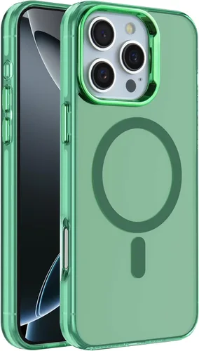 Miniatura 11 de S. Tedazo Funda magnética para iPhone 7/8 Plus (5.5 pulgadas) compatible con MagSafe, [no amarillenta] delgada, a prueba de golpes, funda para Negro