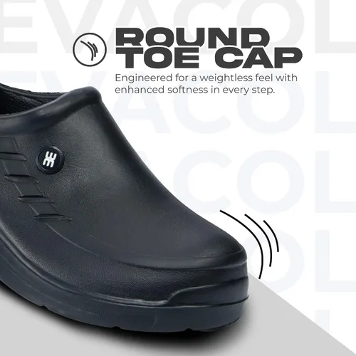Miniatura 5 de Zapatos antideslizantes para hombre: zuecos sin cordones, cómodos zapatos de trabajo