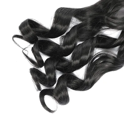 Miniatura 7 de Cabello de trenza rizada francesa de 10 pulgadas, 8 paquetes - Cabello de trenza sintético suelto y ondulado preestirado para mujeres negras