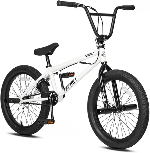 Miniatura 18 de cubsala Freestyle BMX Bike, 20 Inch Yaphet Bicycle for Teen Beginner and Adult Riders, Bike with Hi-Ten Steel Frame, Multiple
