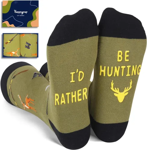 HAPPYPOP Sports Gifts for Men Women - Rock Climbing Running Gifts, Running Hunting Socks