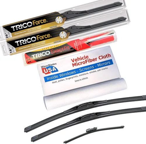 Miniatura 25 de Limpiaparabrisas Performance Beam compatibles con Volkswagen Scirocco 1975 (juego de 2) limpiaparabrisas