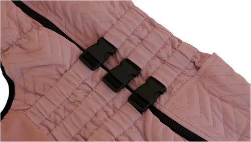 Miniatura 8 de Abrigo cálido para perros de doble capa, chaleco para perros, 4 patas cubiertas, resistente al viento, impermeable, reflectante, gris XS - L