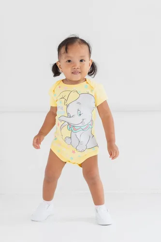 Miniatura 2 de Disney Classics The Aristocats Lion King Winnie the Pooh Pixar Toy Story Baby Girls 5 Pack Bodysuits Newborn to Infant