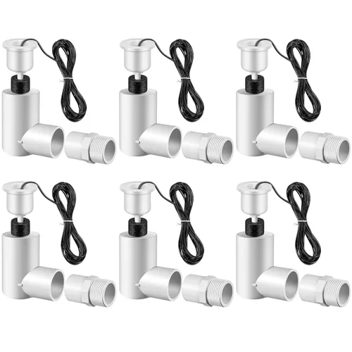 Miniatura 12 de Paquete de 1 interruptor flotante SS2 para una fácil instalación, interruptor de flotador de CA con adaptador de 3/4 pulgadas y cable de 6 pies