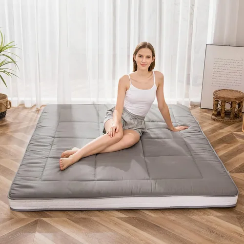 Miniatura 2 de MAXYOYO - Colchón tipo futón japonés, acolchado, para cama, extra grueso, plegable, transpirable, tumbona para el suelo, cama de invitados