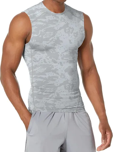 Miniatura 2 de Holure Paquete de 5 camisetas de compresión sin mangas para hombre camiseta atlética para fisicoculturismo