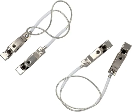 Miniatura 2 de Lámina de esgrima/cable de máscara de sable, serie Elite, clip de abrazadera de alambre de cabeza, alambre transparente, aprobado por competencia