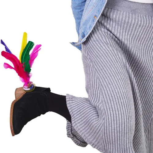 Miniatura 5 de Baitaihem Kick Shuttlecock chino Jianzi colorido pluma pie deportes al aire libre juego