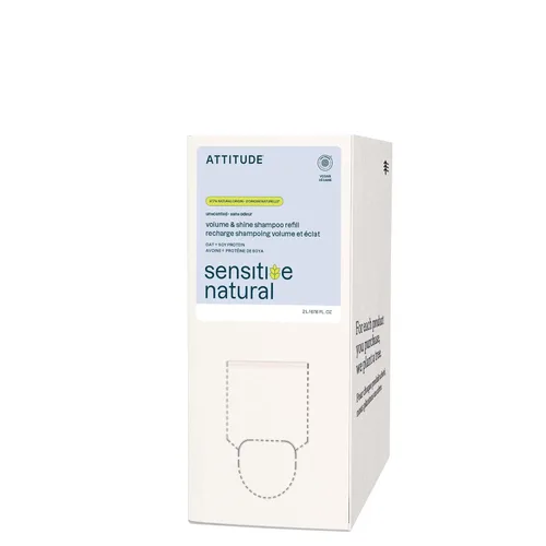 Miniatura 9 de ATTITUDE Champú para el cabello para cuero cabelludo seco sensible, verificado por EWG, avena calmante, protege el color, ingredientes derivados