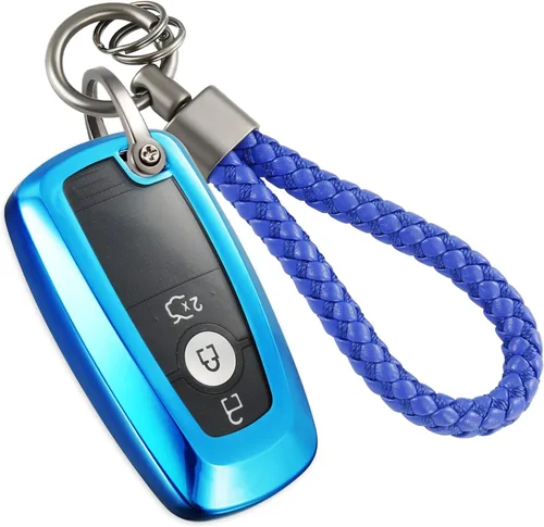 Miniatura 28 de para Buick - Funda para llavero con llavero de cuerda trenzada metálica anti-pérdida mejorada, carcasa suave de TPU exquisita para Avenir Envision
