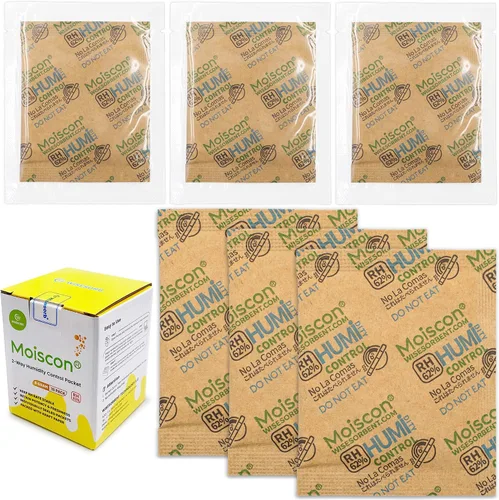 Miniatura 23 de Wisesorb Paquetes de control de humedad bidireccionales 49% para guitarras e instrumentos de madera - Absorbentes de humedad de 70g