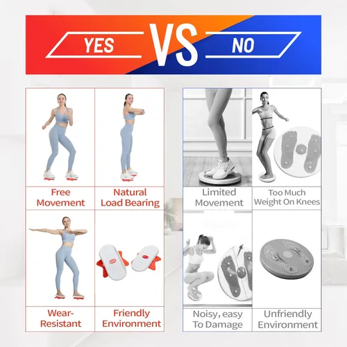 Miniatura 5 de Tabla giratoria de abdominales, tabla de ejercicios Twister, ejercicio de disco de torsión de cintura, ejercicio de tabla de abdominales, Naranja
