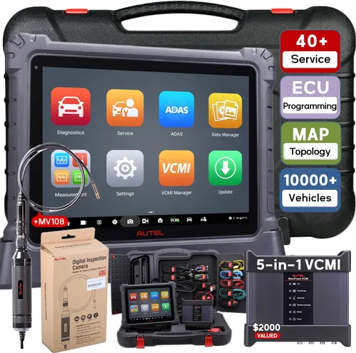 Autel MaxiSys Ultra Scanner, herramienta de escaneo inteligente superior 2026 con MV108 y VCMI 5 en 1 [$2000], hasta Ultra Lite/MS919/MS909
