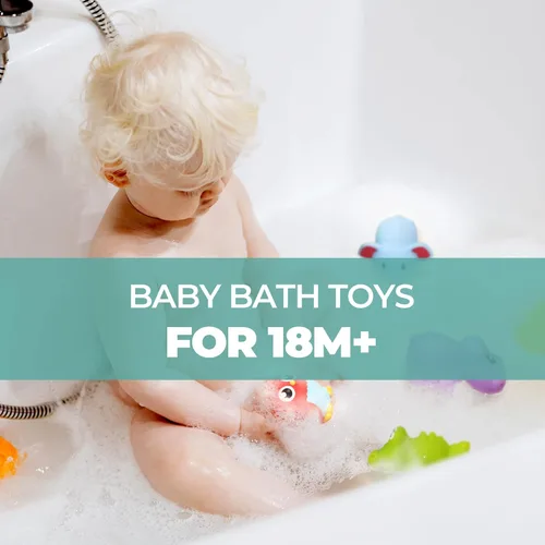Miniatura 3 de Hely Cancy Juguetes de baño para bebés de 18 meses, juguetes de bañera de animales sin agujeros, juguetes de bañera para bebés