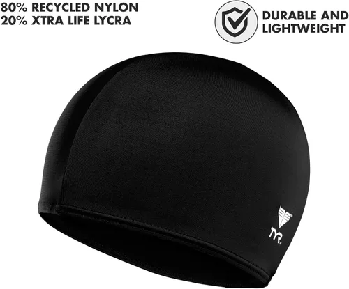 Miniatura 6 de TYR Gorro de natación de fibra de licra para adultos