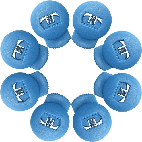 Miniatura 20 de Cerraduras para guantes, paquete de 8 cerraduras de encaje para guantes de béisbol, no requieren más nudos, ajuste universal para guantes de béisbol