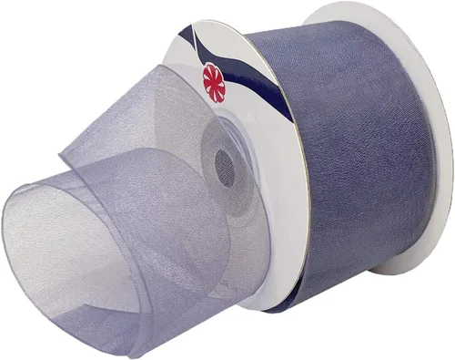 Miniatura 47 de Morex Ribbon 91803/100-609 Cinta de nailon Organdy, 5/8 pulgadas por 100 yardas, color rojo