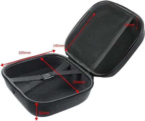 Miniatura 4 de Funda de transporte para control remoto EVA impermeable, universal, compatible con RadioLink/Skyzone/Flysky/Frsky Transmitter TX RC Drone Part