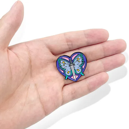 Miniatura 3 de JJBA JoJo - Broche esmaltado - Pin de insignia de anime Jolyne Jotaro Joestar - Regalos de Navidad para niños, niñas, adolescentes, mujeres