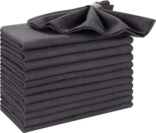 Miniatura 13 de Hausattire Servilletas reutilizables lavables 100% algodón de 18 x 18 pulgadas, servilletas de mesa para Acción de Gracias, Navidad, otoño