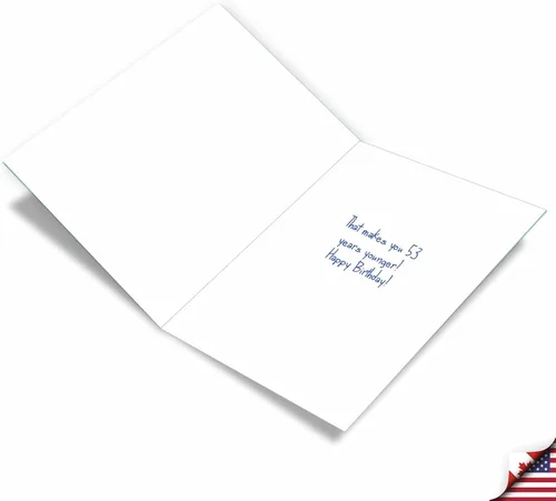 Miniatura 2 de NobleWorks - Tarjeta de felicitación de cumpleaños número 80 grande y divertida de 8.5 x 11 pulgadas con sobre (paquete de 1) grande Jumbo 80