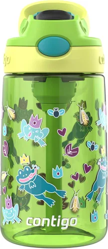 Miniatura 10 de Contigo Botella de agua con pajita para niños con tapa AUTOSPOUT de 20 onzas, arándano Azul (Arándano)
