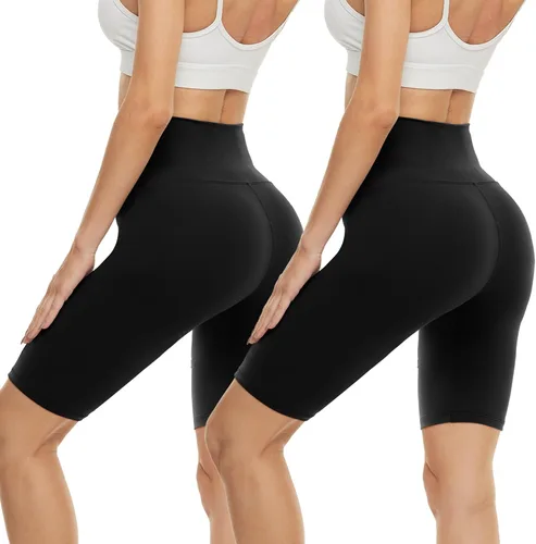 Miniatura 10 de CAMPSNAIL - Pantalones cortos de yoga para mujer, 3"/5"/8" de cintura alta con control de abdomen, pantalones cortos de elastano para voleibol, yoga
