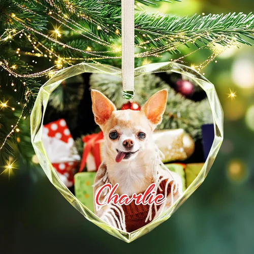Miniatura 21 de Adornos de Navidad personalizados 2025, adorno de Navidad personalizado de doble cara, adorno de foto para árbol de Navidad para niños, mamá, papá