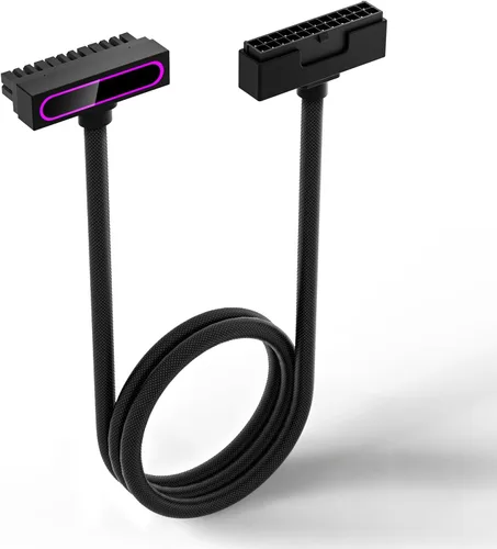 Miniatura 9 de AsiaHorse Hydrus-8PIN GPU PSU Cable de Extensión ARGB Luz, Cable de Extensión de Energía de Cobre de Diseño Minimalista Integrado, 2000W Potencia