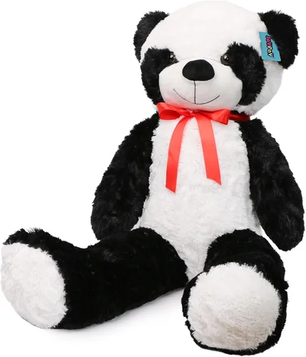 Miniatura 6 de Joyfay Oso de panda gigante de 39 pulgadas, peluche grande de 3 pies de alto, adorable y lindo panda de peluche de 39.4 in
