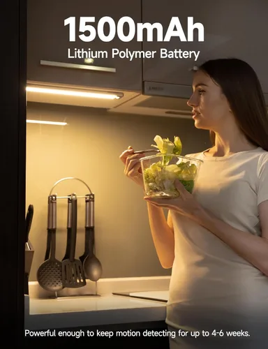 Miniatura 3 de Luces para debajo del gabinete, iluminación recargable que funciona con pilas, luz inalámbrica con sensor de movimiento para interiores, luz Luz