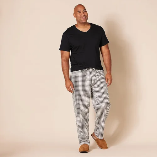 Miniatura 9 de Tienda Essentials Camiseta interior con cuello en V para hombre, transpirable, algodón, paquete de 6