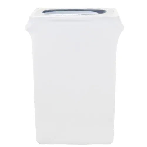 Miniatura 6 de YOUR CHAIR COVERS - Cubierta ajustada elástica de spandex para bote de basura/contenedor de desechos de 32 galones - Blanco