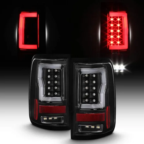 AKKON - Compatible con Ford F150 2004-2008 [Styleside] Barra de tubo de tira LED negro luces traseras izquierda del conductor y lado derecho del