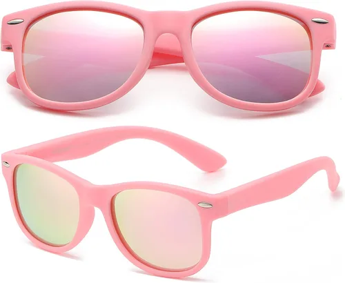 Miniatura 8 de PolarSpex - Lentes de sol para niños pequeños con protección UV – Lentes de sol polarizados irrompibles para niños y niñas de 2 a 8 años con estuche