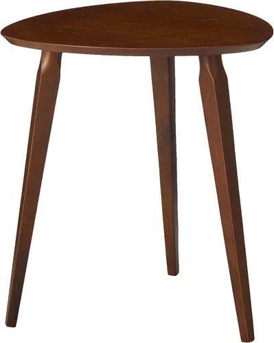 Christopher Knight Home Hoyt Mesa auxiliar de madera, nogal, 20.08 pulgadas x 20.08 pulgadas x 22.05 pulgadas (profundidad x ancho x alto)