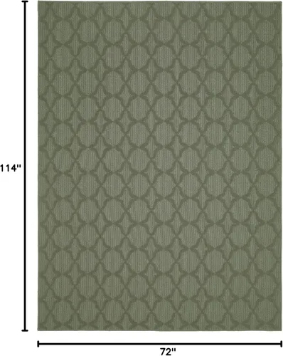Miniatura 142 de Garland Rug Sparta - Alfombra antideslizante de polipropileno de 2 pies x 12 pies, color negro, ideal para salas de estar y pasillos, elegante