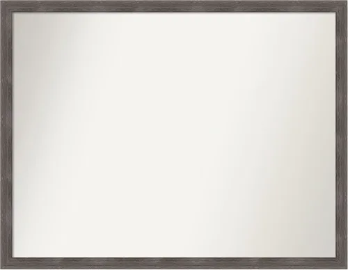 Miniatura 542 de Amanti Art Espejo personalizado, espejo de baño gris plomo a rayas, espejo de pared o espejo de tocador de baño sobre el fregadero