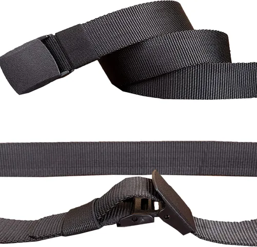 Miniatura 2 de Elonglin Cinturón táctico militar de la lona de la correa de nylon unisex 1,5" con la hebilla plástica