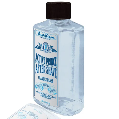 Miniatura 2 de BushKlawz Clásico Refrescante Enfriamiento Calmante Loción Tónico para Después del Afeitado de Barbería Splash Activo Príncipe Satisface todos