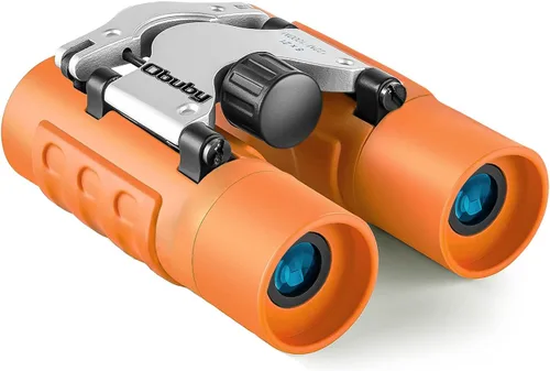Miniatura 9 de Binoculares reales para niños. Regalos para niños de 3 a 12 años. Niños o niñas. Binoculares compactos de juguete de 8x21 con óptica de alta Azul