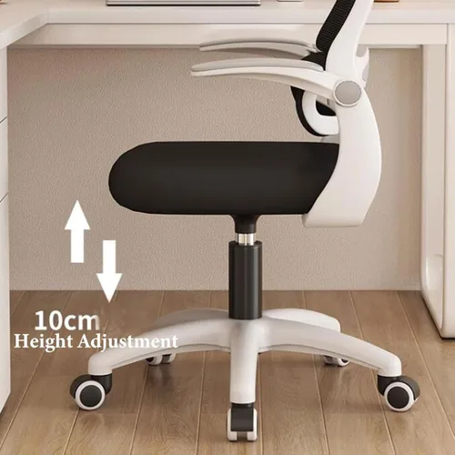 Miniatura 7 de High Back Desk Chair,Ergonomic Office Chair,Mesh Desk Lumbar Support Computer Chair with Wheels and Flip-up Arms,Swivel Task Adjustable Height Home