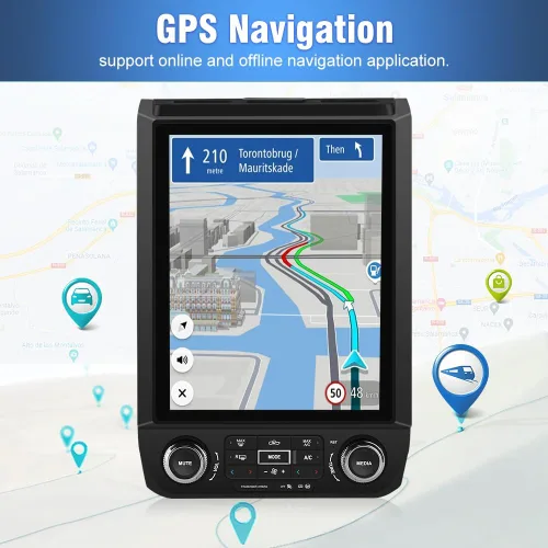 Miniatura 5 de Radio de coche Android 13 para Ford F150 2015-2021, estéreo de 12.1 pulgadas con CarPlay y Android Auto, SWC, DSP, Bluetooth, WiFi, MirrorLink
