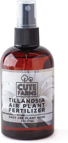 Cute Farms Tillandsia - Fertilizante para plantas de aire, fórmula suave de uso diario, nutrientes formulados para plantas de aire (botella de spray
