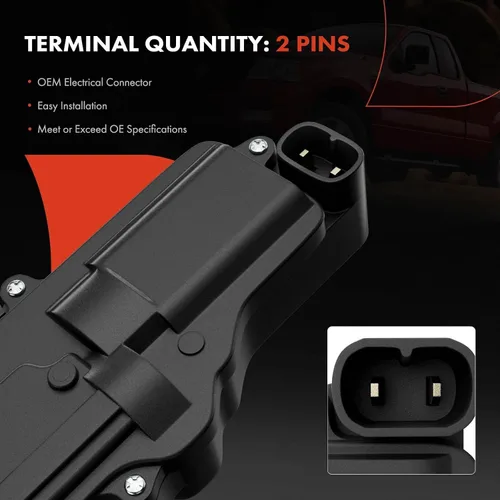 Miniatura 7 de A-Premium Actuador de cerradura de puerta del conductor compatible con vehículos Ford, Lincoln, Mazda y Mercury - para F-150 F-250 Freestar Mustang